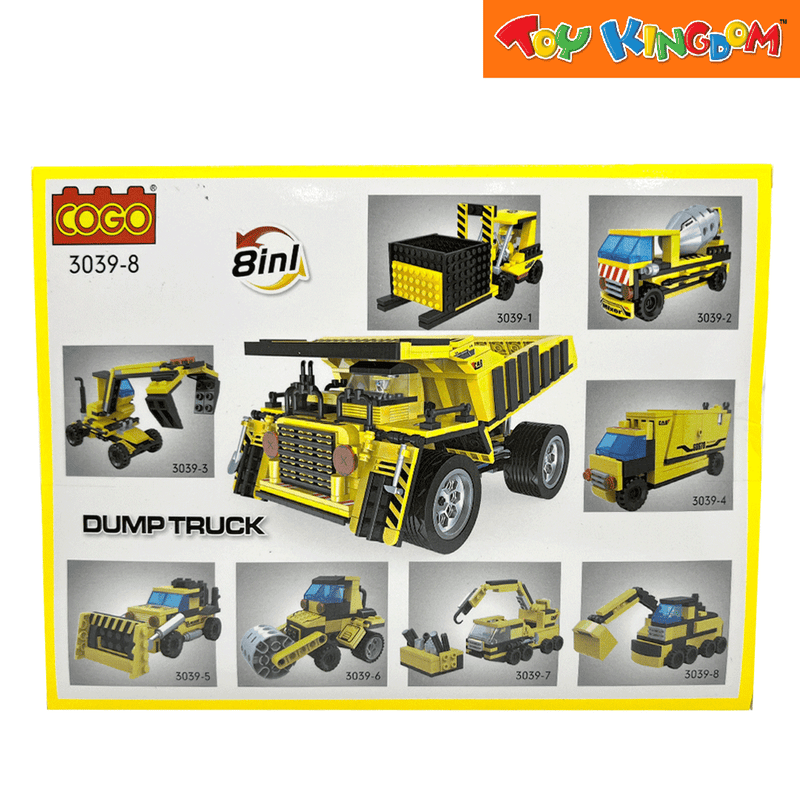 Cogo Construction Backhoe Building Blocks