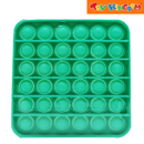 Push and Pop Game! Dark Green Square Fidget Toy