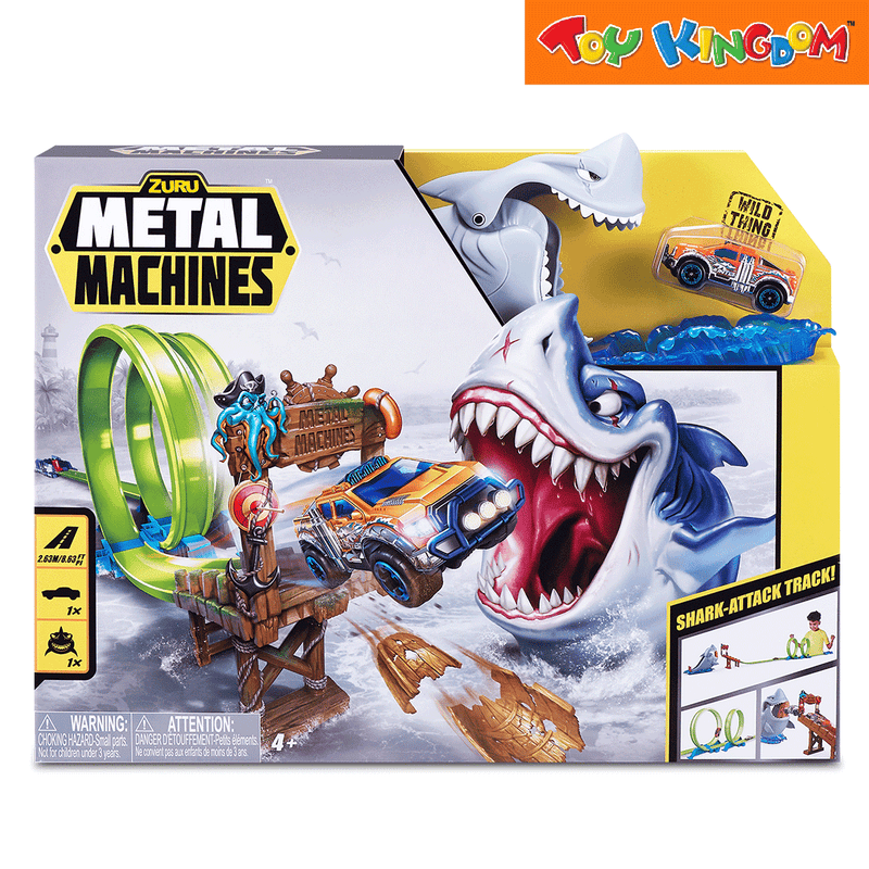 Metal Machines Shark Attack Playset