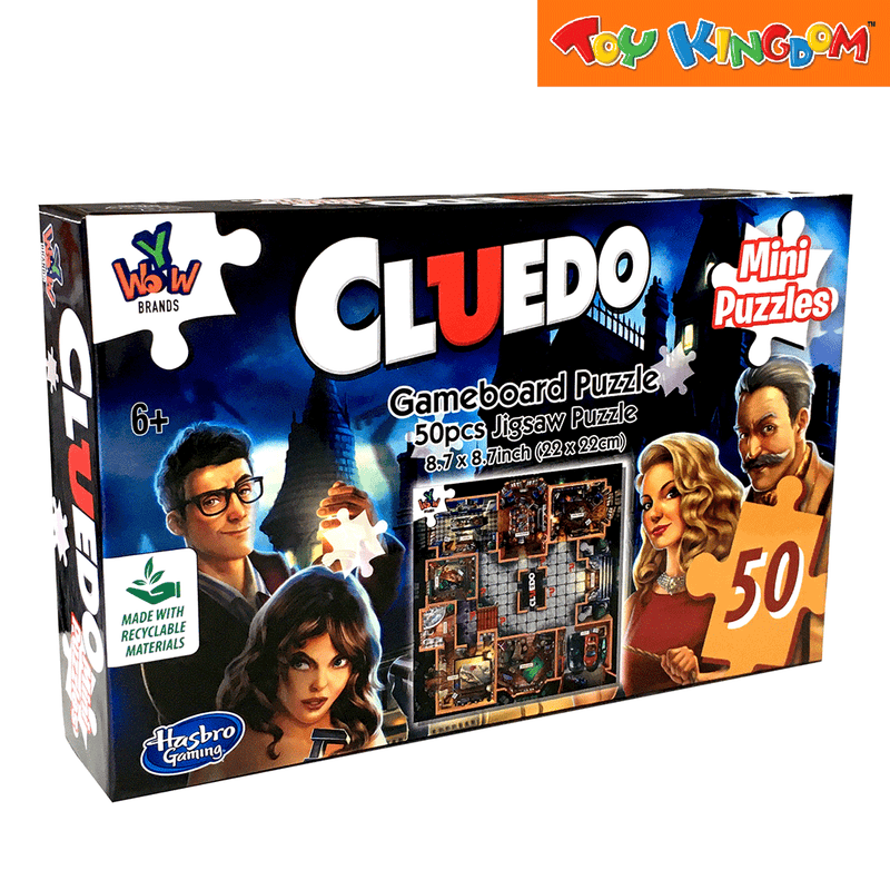 YWOW Hasbro Cluedo 50 pcs Mini Puzzle