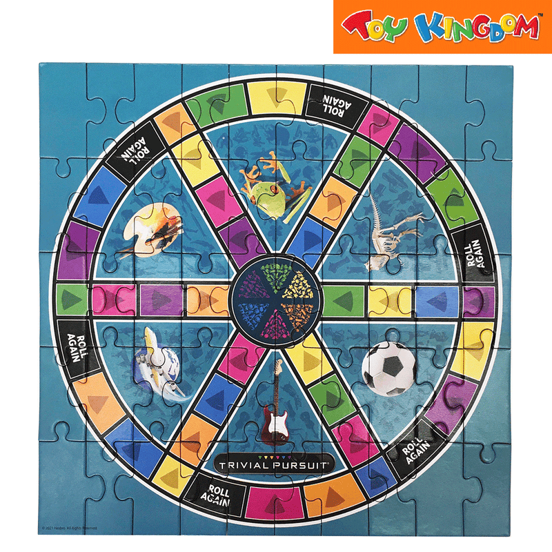 YWOW Hasbro Trivial Pursuit 50 pcs Mini Puzzle