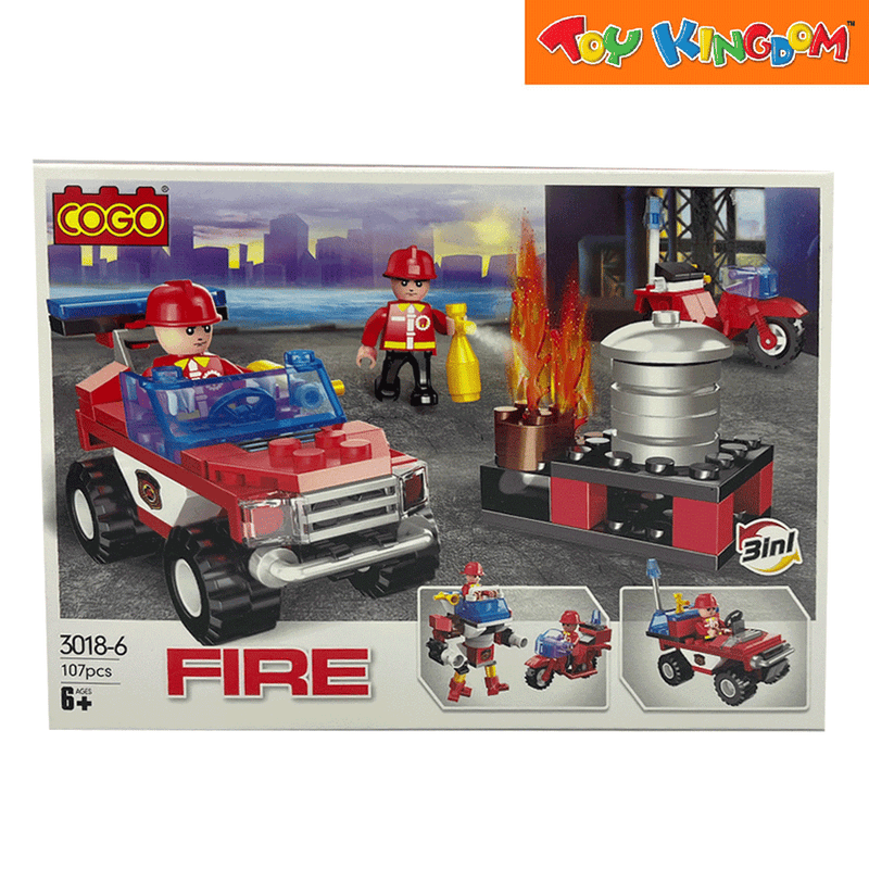 Cogo 3018-6 Fire Building Blocks