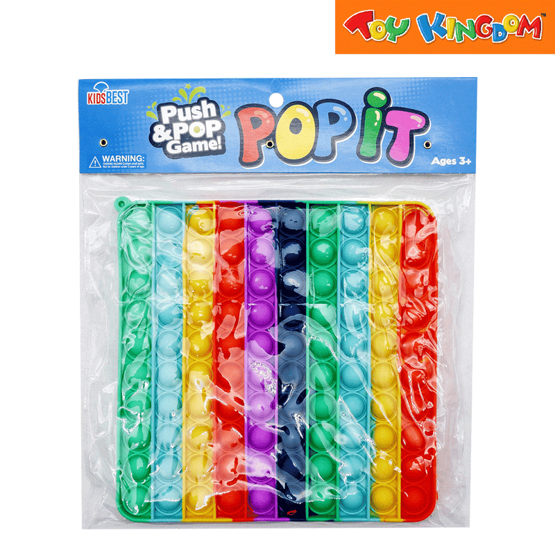 Push and Pop Game Rainbow Square Fidget Toy