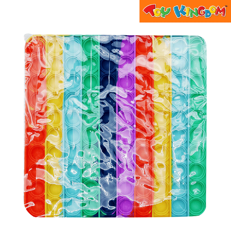 Push and Pop Game Rainbow Square Fidget Toy