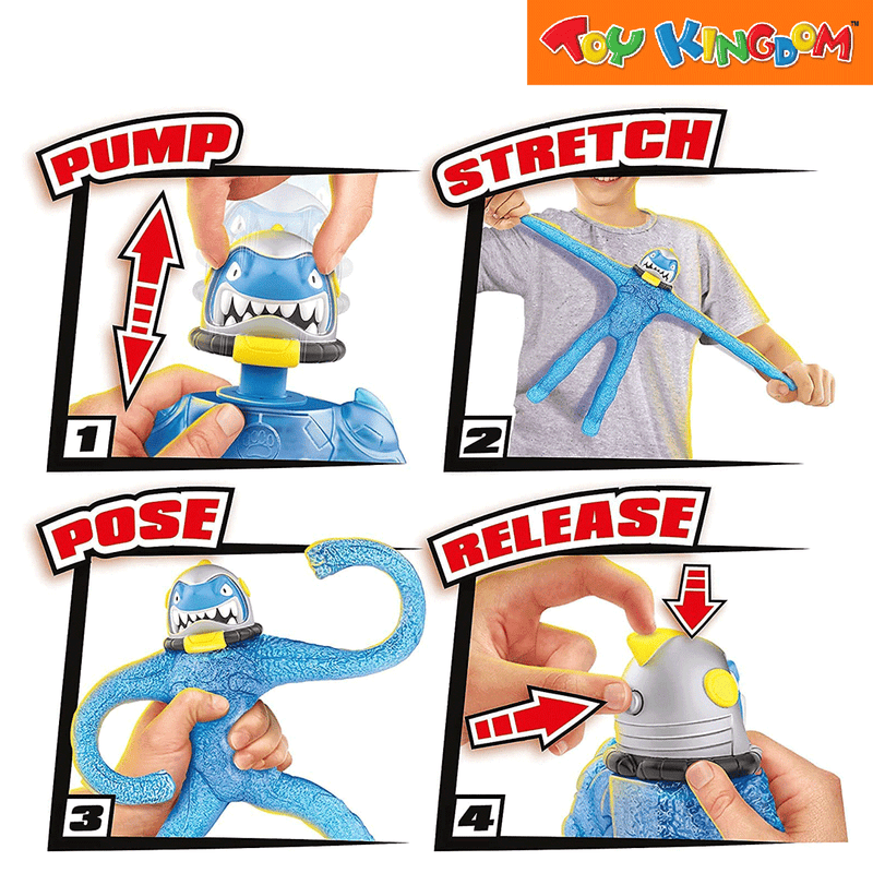 Heroes of Goo Jit Zu Series 5 Galaxy Attack Air Vac Pack Thrash Stretchable Figure