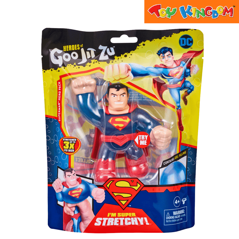 Heroes of Goo Jit Zu DC Series 1 Hero Pack Superman Stretchable Figure