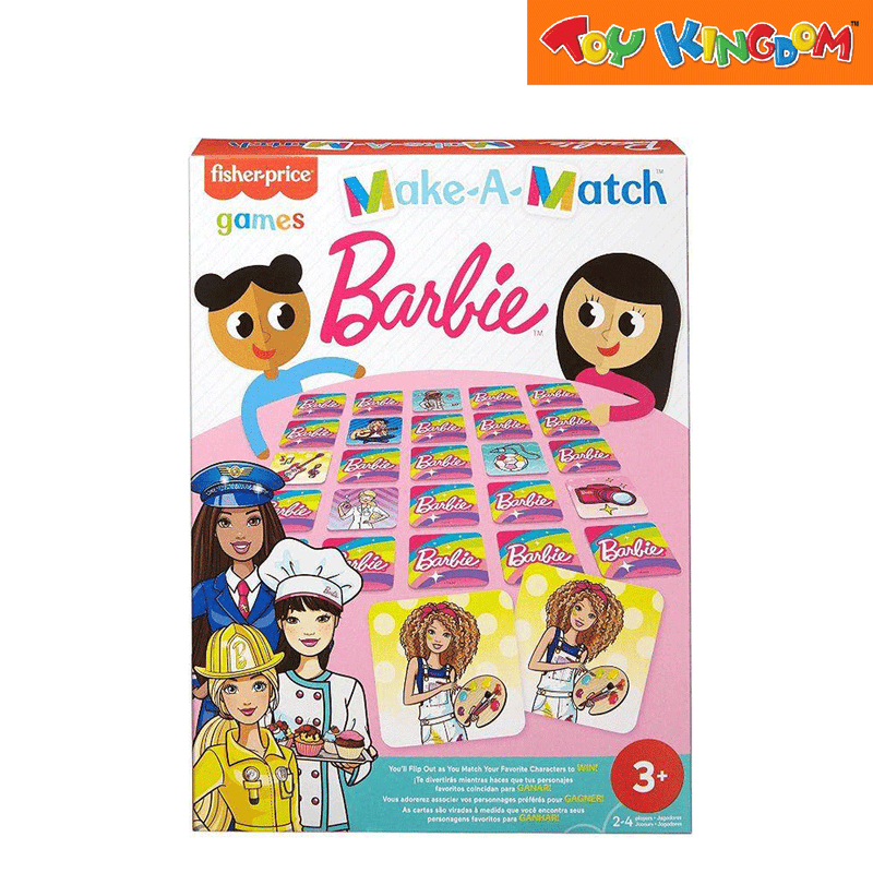 Fisher-Price Licensed Games Make-a-Match Barbie