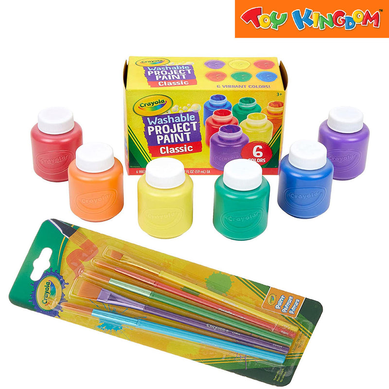 Crayola Classic Washable Project Paint Set