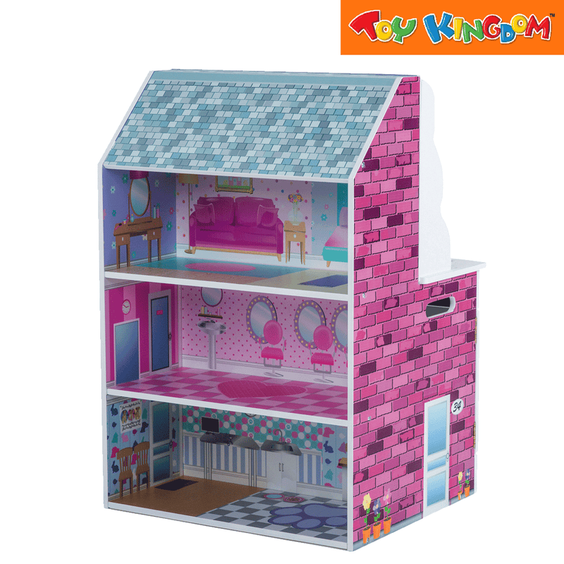 Kitchen and dollhouse hot sale 2 in 1