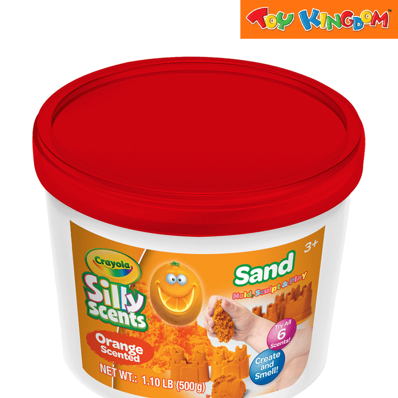 Crayola 500 grams Silly Scents Orange Play Sand Bucket