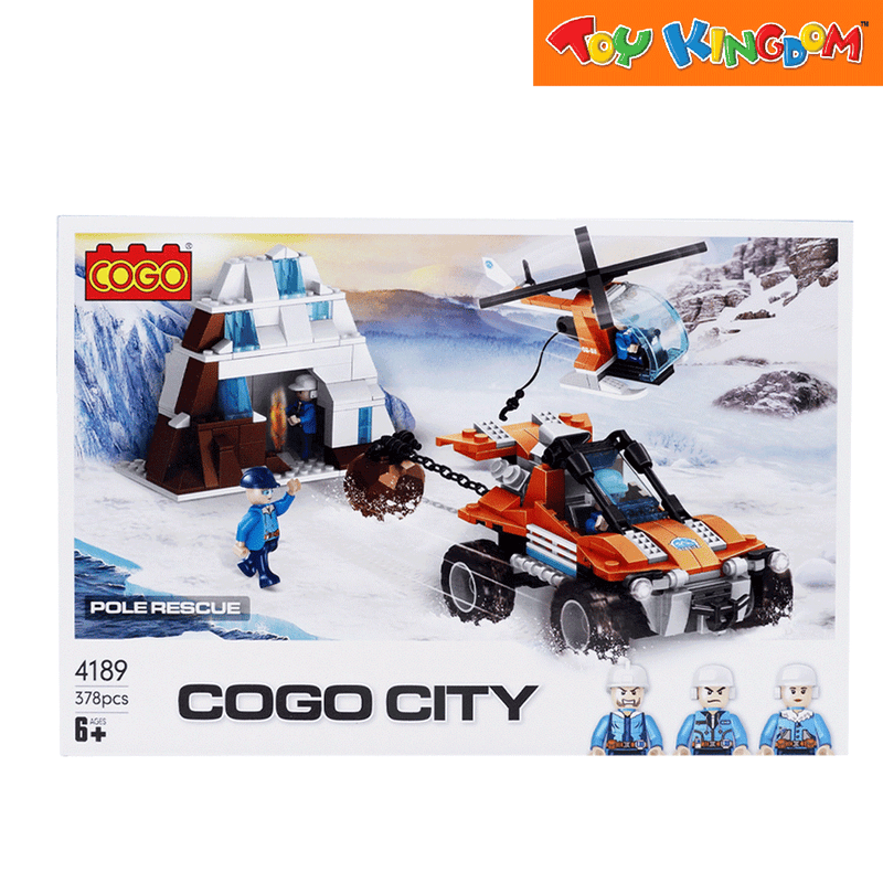 Cogo City Pole Rescue Building Blocks