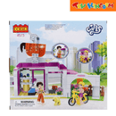 Cogo Girls Happy Coffee Shop Building Blocks