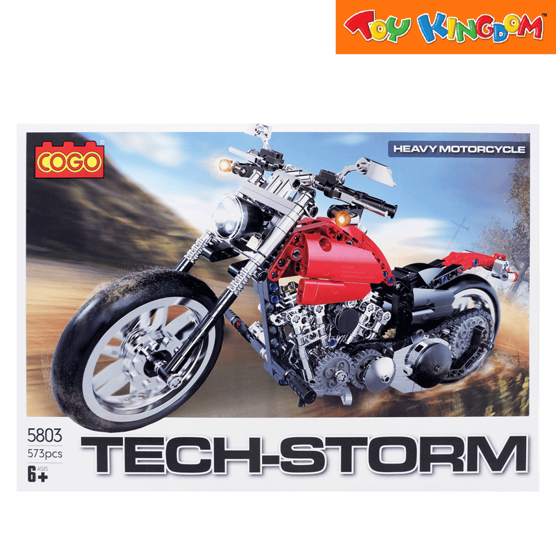 Cogo Tech-Storm Heavy Motorcycle Building Blocks