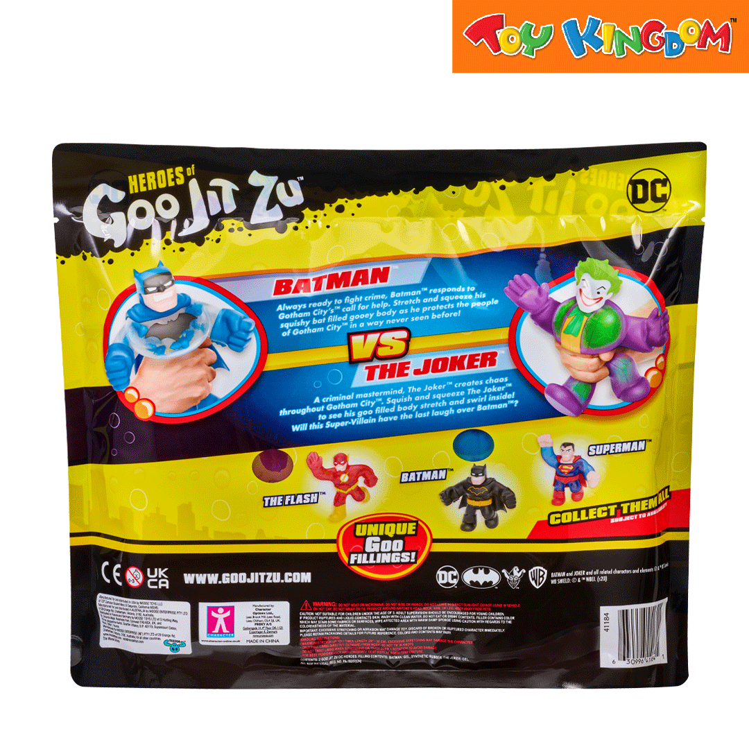 Heroes of Goo Jit Zu Series 1 Versus Pack Batman vs Joker Stretchable