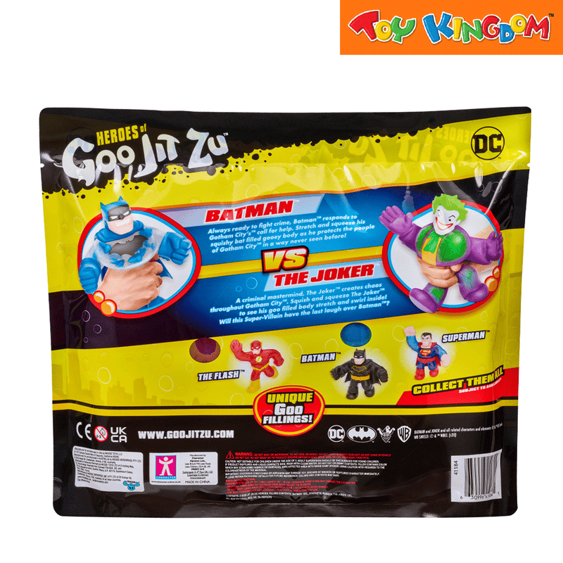 Heroes of Goo Jit Zu Series 1 Versus Pack Batman vs Joker Stretchable Figure