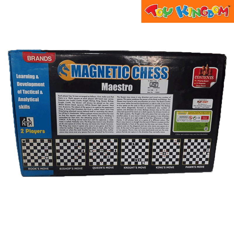 Playcraft Magnetic Chess Maestro Board Game