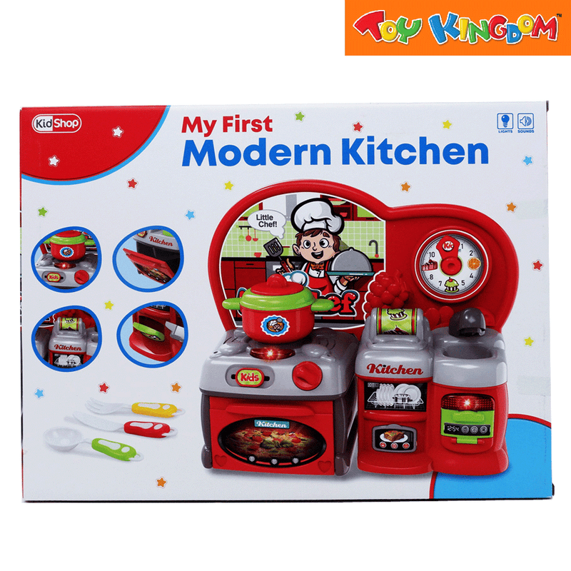 KidShop My First Modern Kitchen Stove and Sink Playset