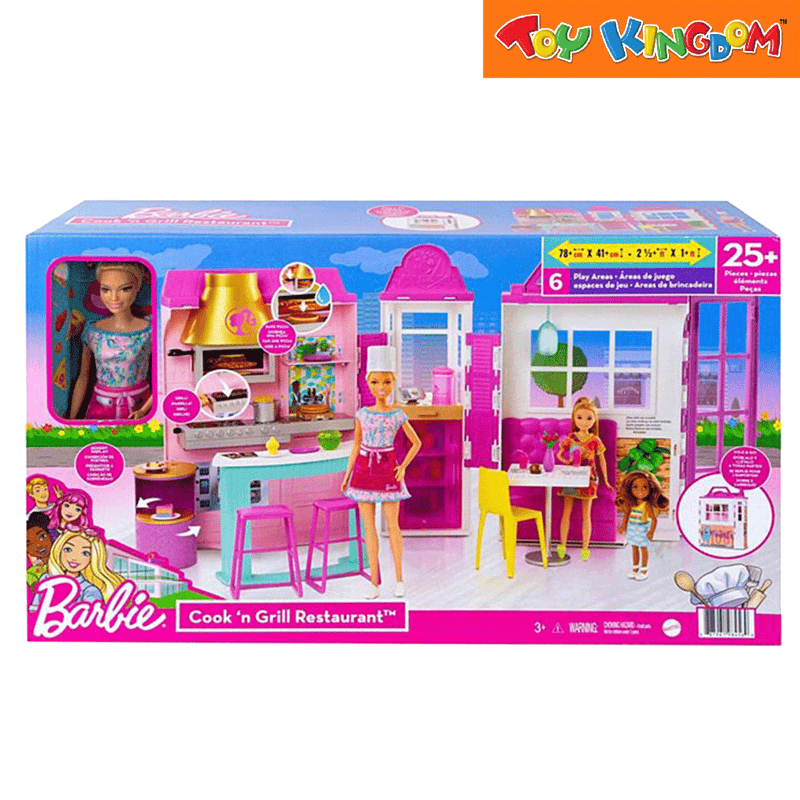 Barbie Cook 'n Grill Restaurant Playset