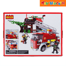 Cogo Fire Tree House Rescue Building Blocks
