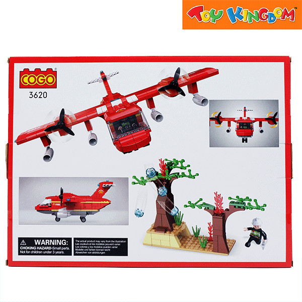 Cogo Fire Aerial Rescue Building Blocks