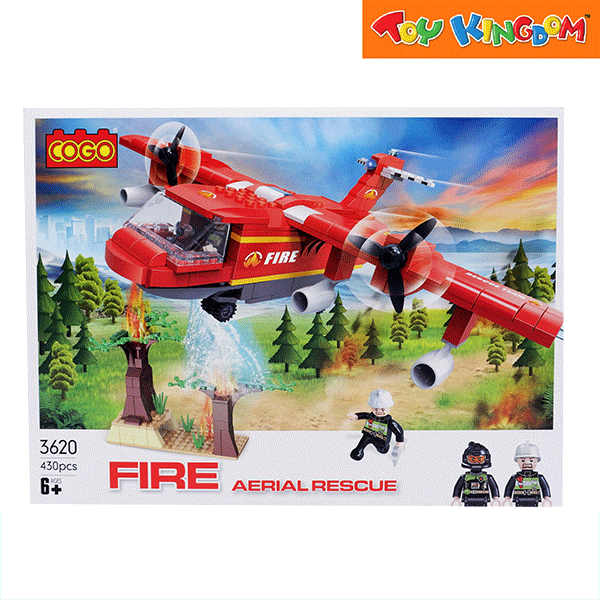 Cogo Fire Aerial Rescue Building Blocks