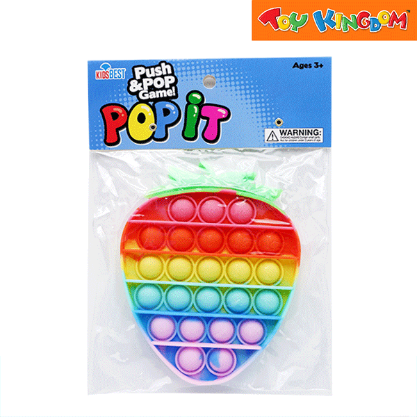 Push and Pop Game Strawberry Fidget Toy