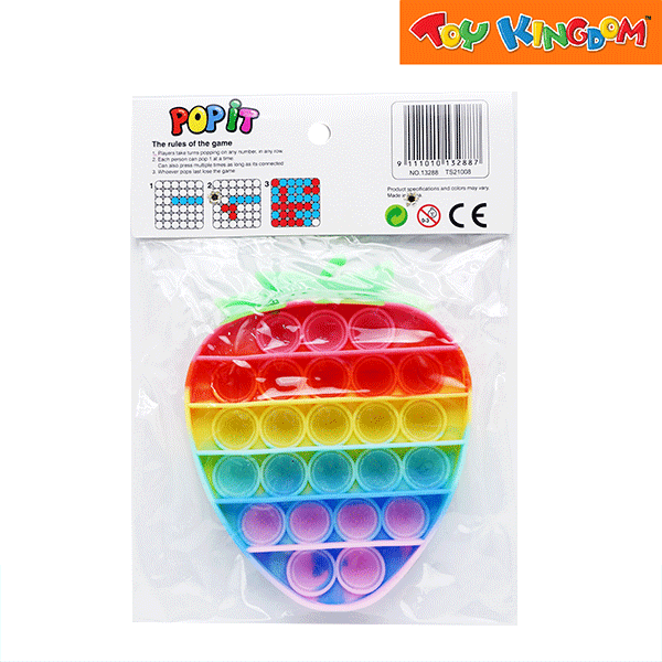 Push and Pop Game Strawberry Fidget Toy