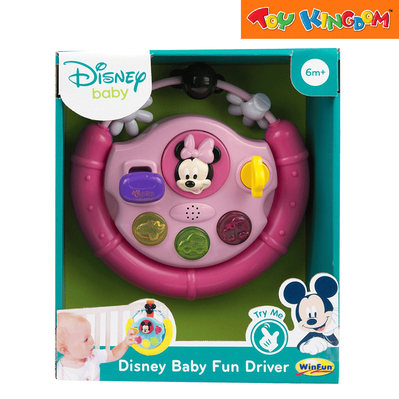 WinFun Disney Baby Minnie Mouse Fun Driver Wheel
