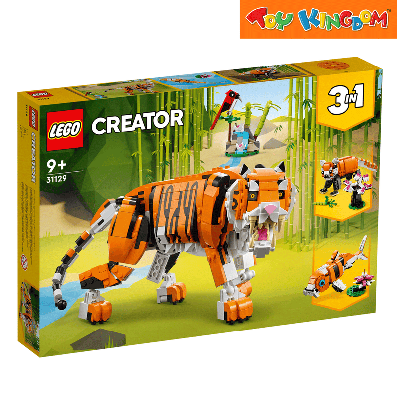 Lego 31129 Creator Majestic Tiger 3-In-1 Building Blocks