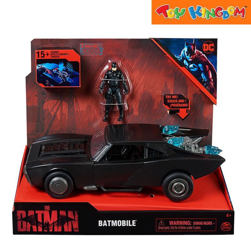 DC Comics Batman Movie Batmobile with 4 inch Figure Playset