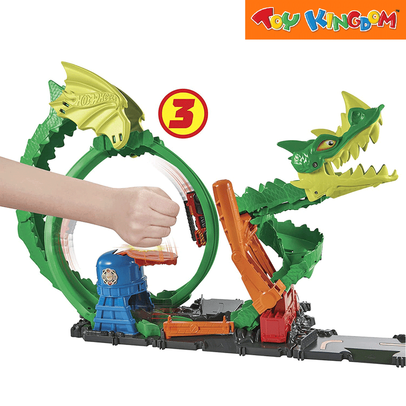 Hot Wheels City Dragon Drive Firefight Playset