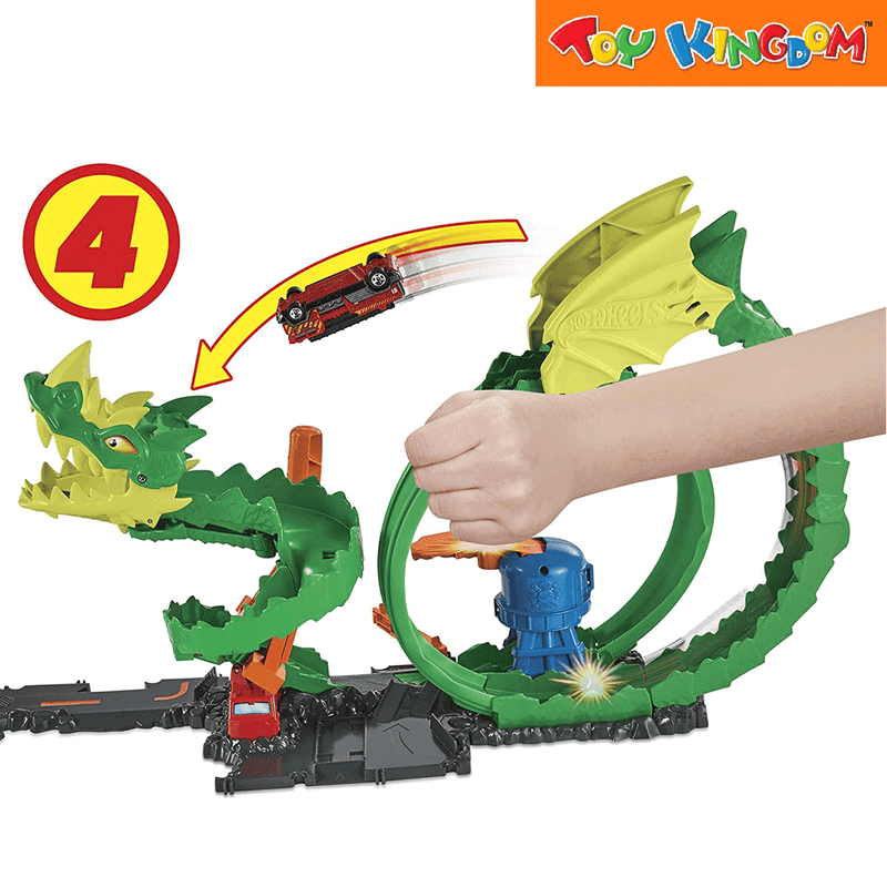 Hot Wheels City Dragon Drive Firefight Playset