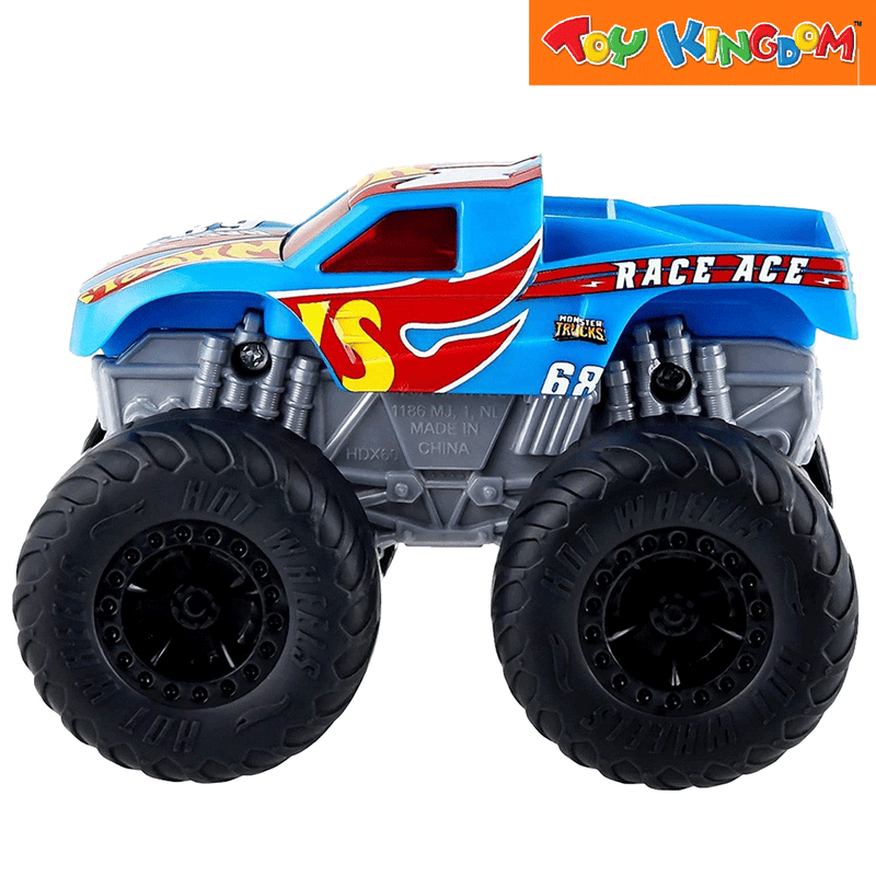 Hot Wheels Roarin Wreckers Monster Truck Race Ace Die-cast