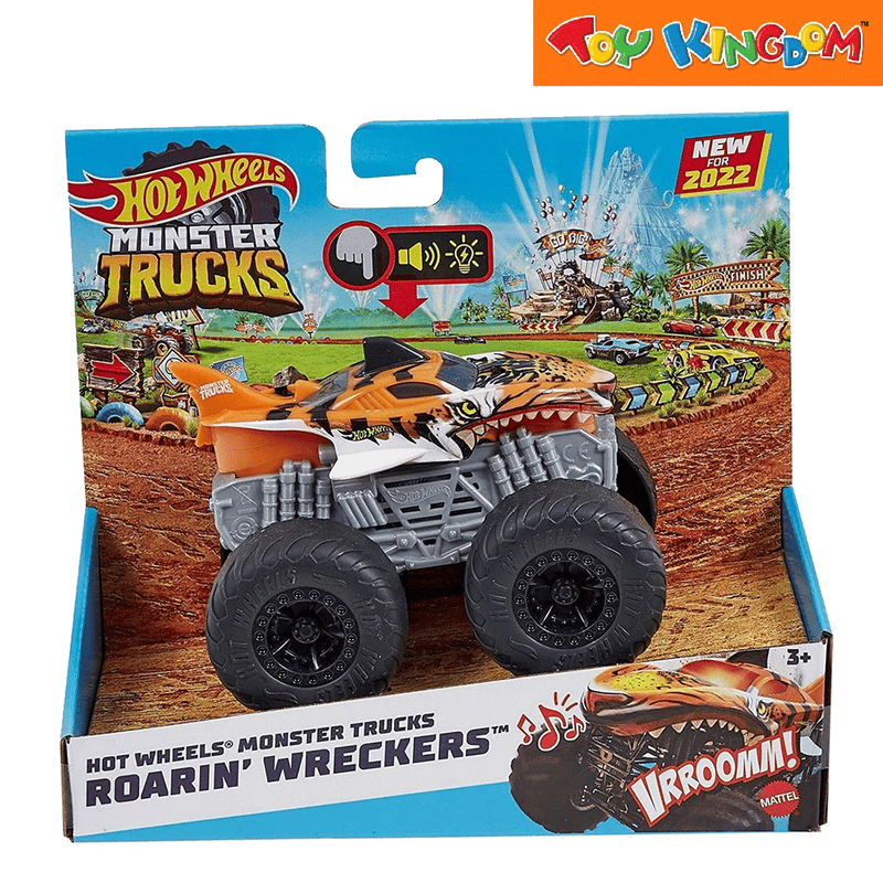 Hot Wheels Roarin Wreckers Monster Truck Tiger Shark Die-cast
