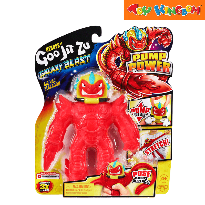 Heroes of Goo Jit Zu Series 6 Galaxy Blast Air Vac Blazagon Stretchable Figure