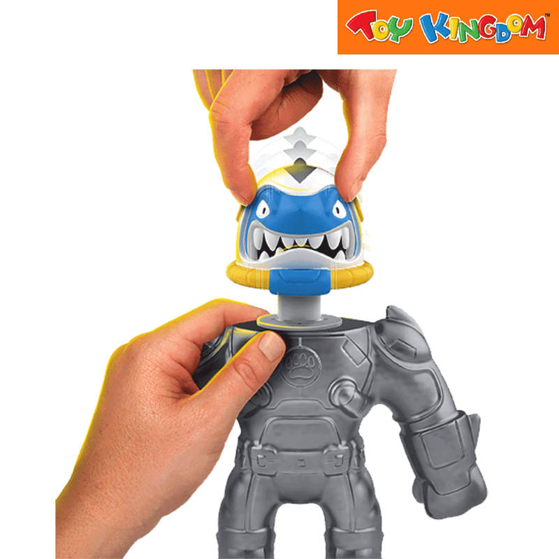 Heroes of Goo Jit Zu Series 6 Galaxy Blast Air Vac Steel Thrash Stretchable Figure