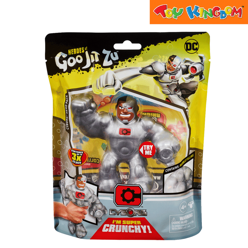 Heroes of Goo Jit Zu Series 2 Hero Pack Cyborg Stretchable Figure