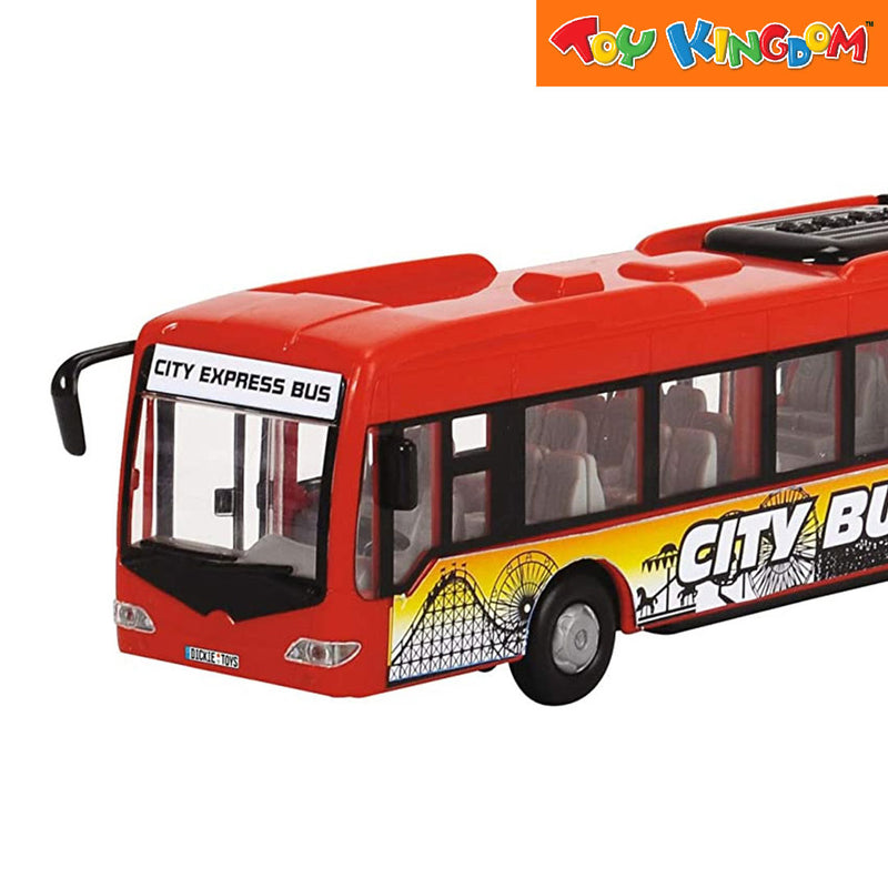 Dickie Toys City Express Bus Red Vehicle