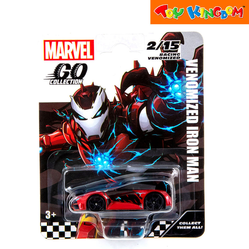 Marvel Go Collection Iron Man Venomized Racing Vehicle