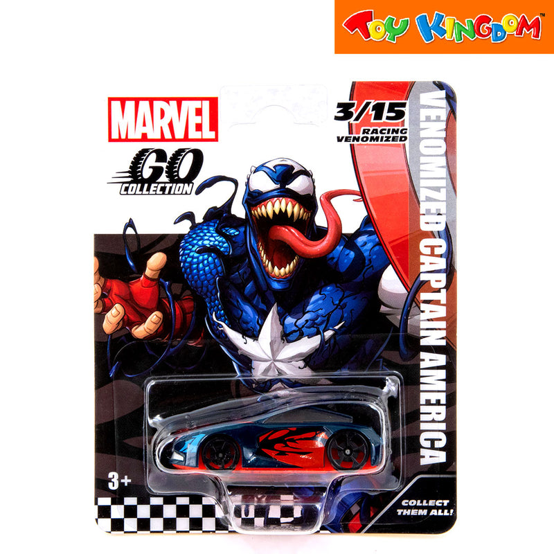 Marvel Go Collection Captain America Venomized Racing Vehicle