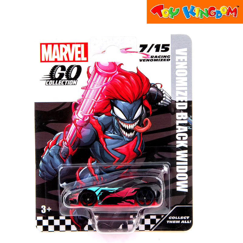 Marvel Go Collection Black Widow Venomized Racing Vehicle