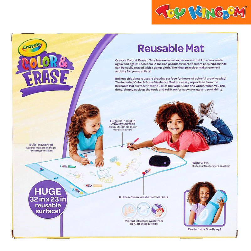 Crayola Color & Erase Reusable Mat Playset