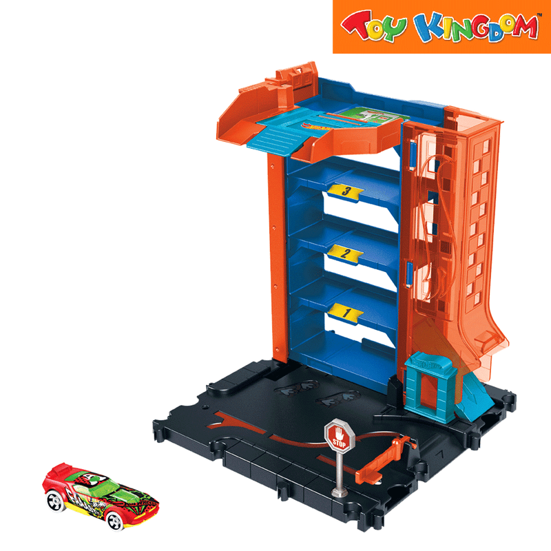 Hot Wheels City Downtown Car Park Vehicle Playset