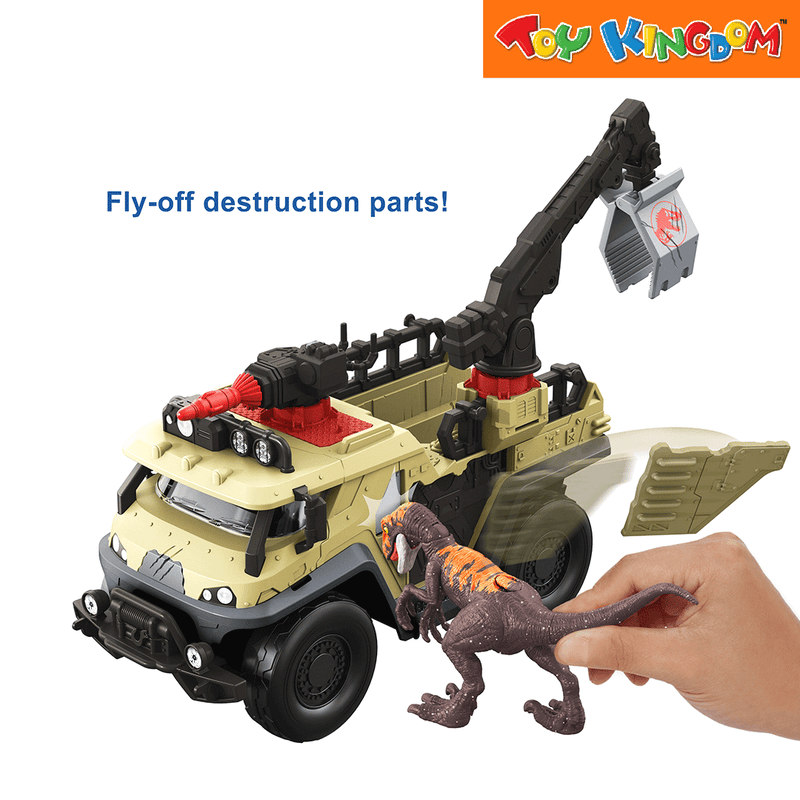 Jurassic World 3 Dominion Capture 'n Crush Truck with Dino