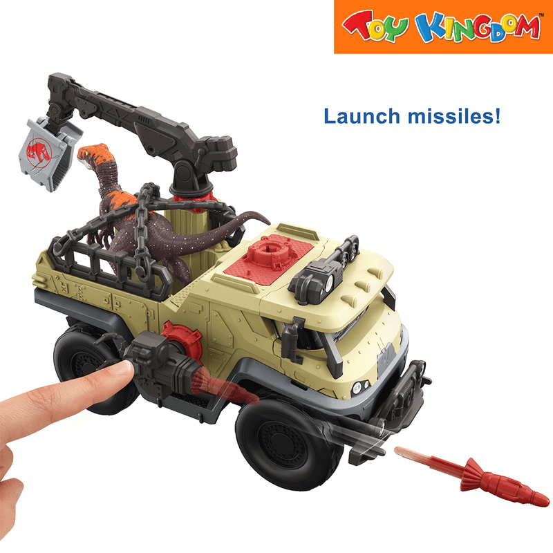 Jurassic World 3 Dominion Capture 'n Crush Truck with Dino