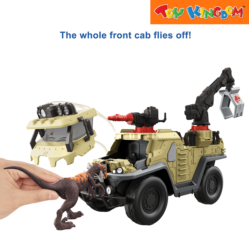 Jurassic World 3 Dominion Capture 'n Crush Truck with Dino