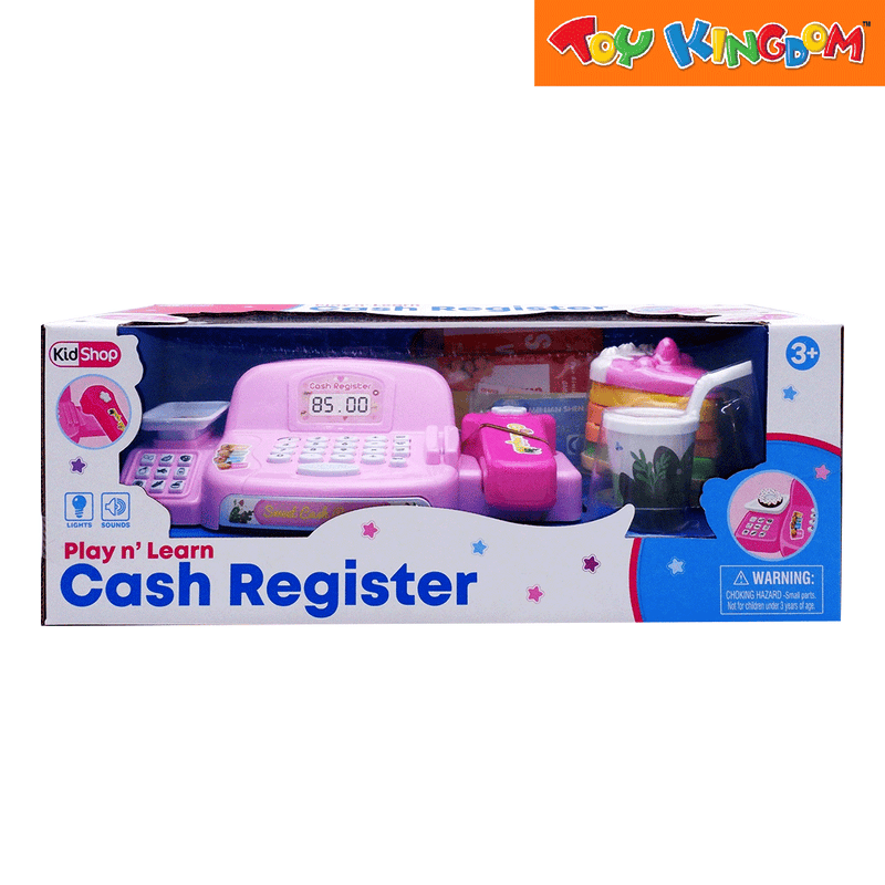 KidShop Play 'n Learn Red and Blue Cash Register