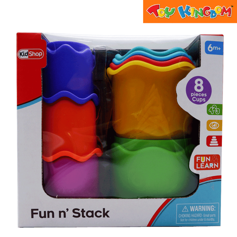 KidShop Fun 'n Stack Cup 8 pcs Stacking Cup