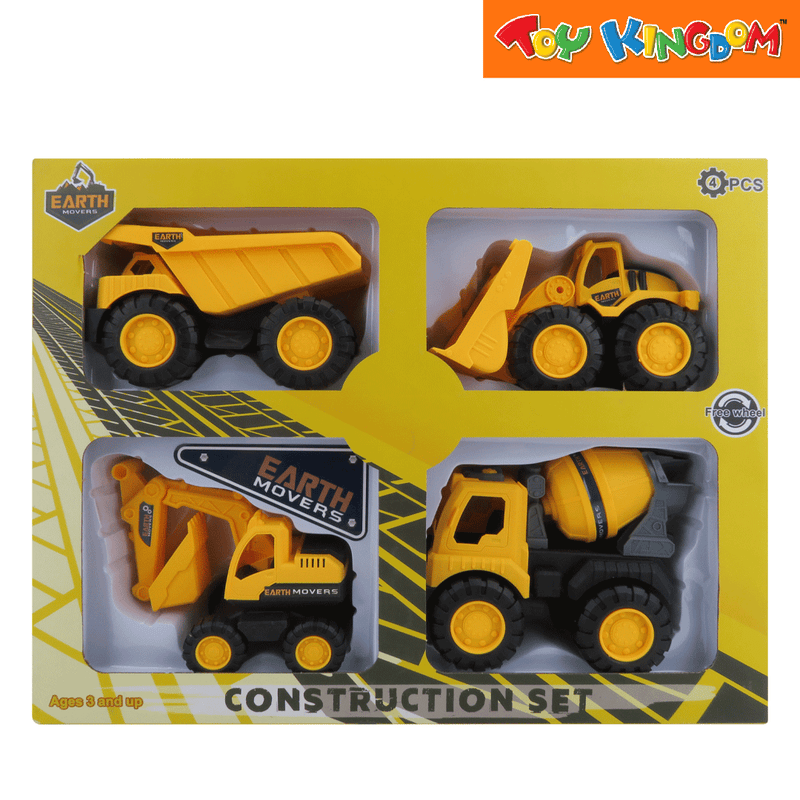 Earth Movers Construction Set Vehicle Playset