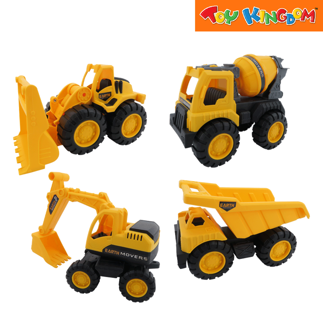 Earth Movers Construction Set Vehicle Playset Toy Kingdom